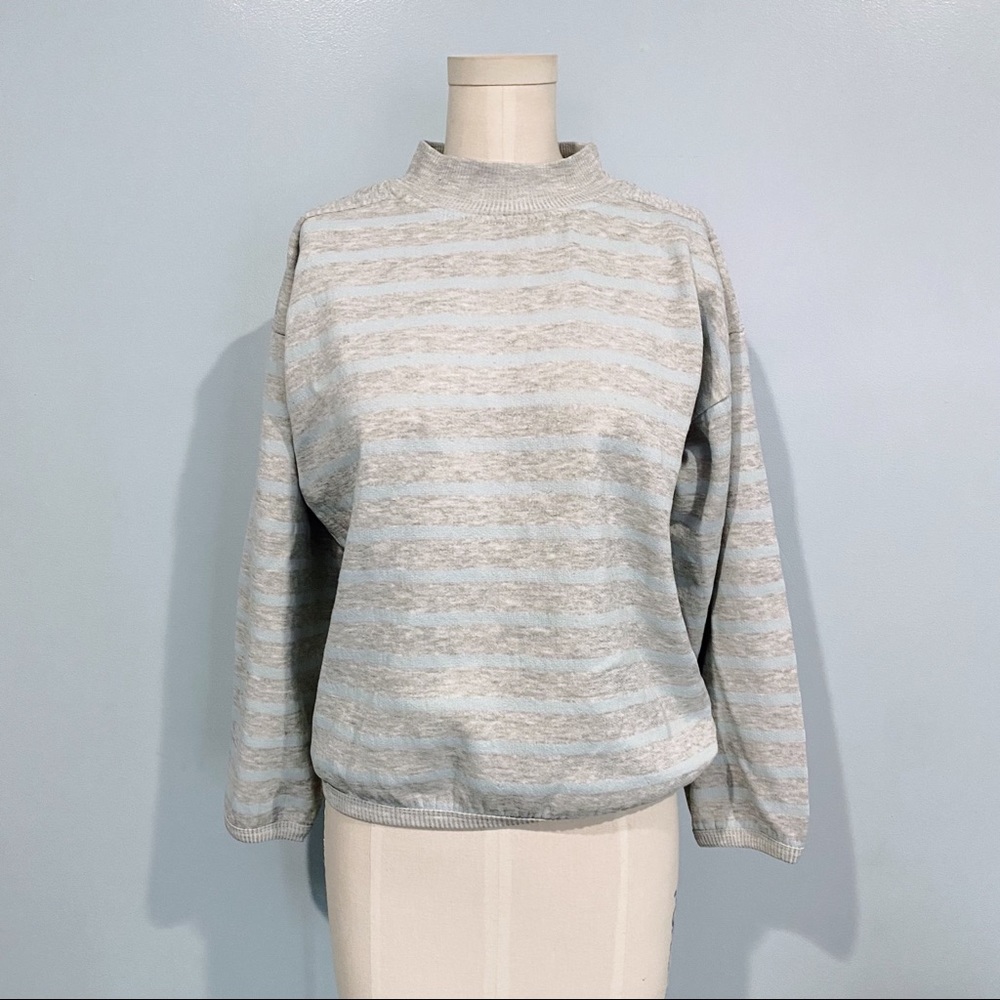 Vintage 80s Upper Level Mock Neck Sweatshirt